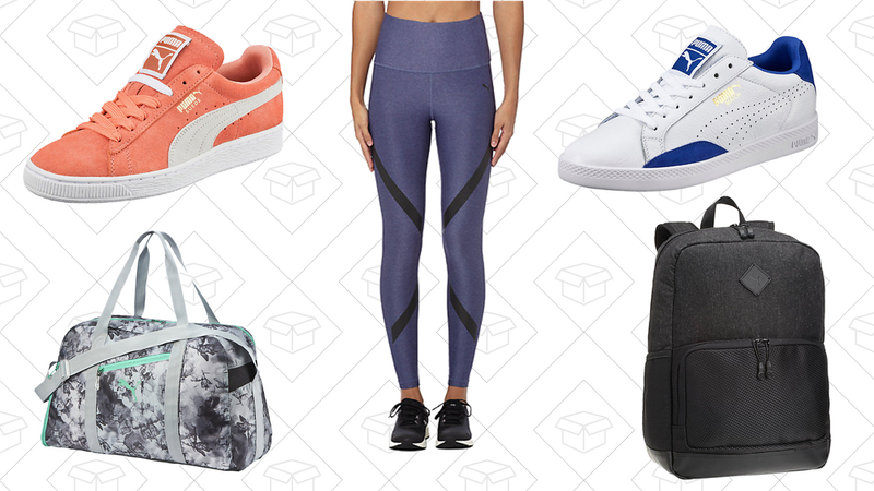 Suede Classic Women’s Sneakers, $34 | Fit At Sports Duffel Bag, $29 | PWRSHAPE Tights, $26 | Match Basic Sports Lo Women’s Sneaker, $29 | Outlier Backpack, $24